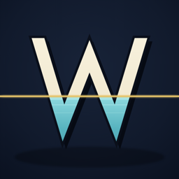 The Waterline app icon: a water drop over the night city.